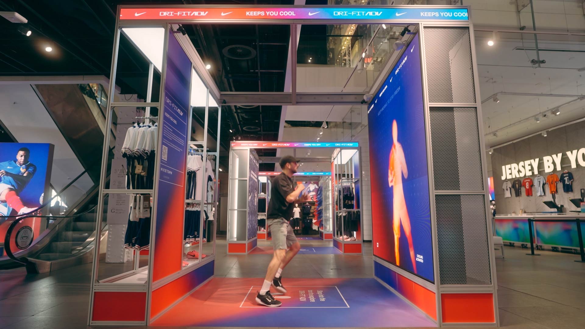 Thermal vision effect on the digital avatar